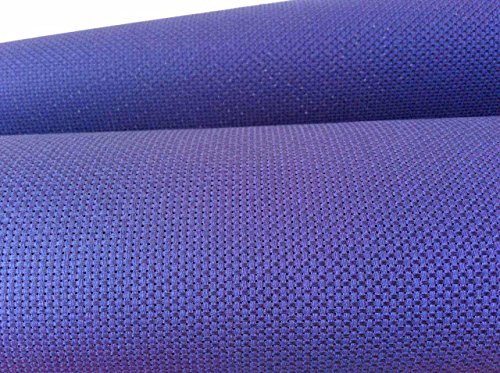KCS 59" x 1 Yard (93cmx149cm) 11ct Counted Cotton Aida Cloth Cross Stitch Fabric (Navy Blue) - color: Navy Blue