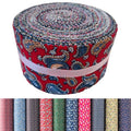 100% Cotton Quilting Fabric Jelly Roll Fabric-Psychedelic Paisley - color: Psychedelic Paisley