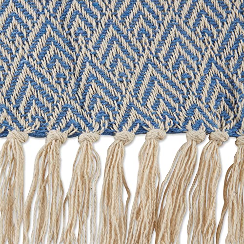 DII Diamond Throw Collection Cotton Woven, 50x60, Artichoke - color: Artichoke