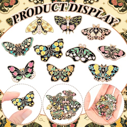 Wavyknot 10 Pcs Retro Butterfly Needle Minder Magnetic Needle Keeper - style: Retro Butterfly