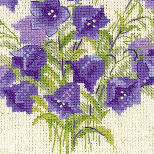 RIOLIS 1557 Bellflower Counted Cross Stitch Kit 8 x 8 in