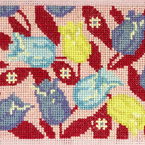Essentials By Leisure Arts Aida Cloth, 14 Count, Medium Pink, 3pc, Bulk, Cross Stitch Fabric, Embroidery Fabric, Cross Stitch Supplies for Crafting, Stitching, and Sewing Projects 30x36 - color: Medium Pink