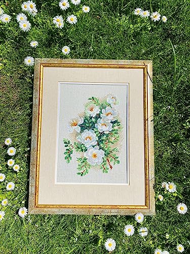 RIOLIS 1351 White Briar Counted Cross Stitch Kit 8.25 x 11.75 in - style: White Briar 1351
