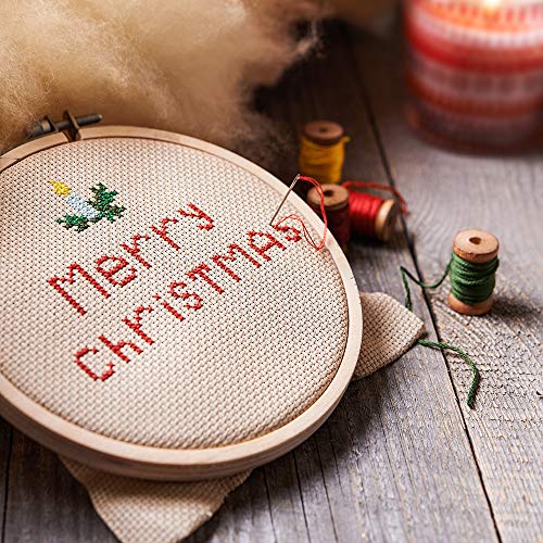 Caydo 12 Pieces 5 Inch Embroidery Hoops, Cross Stitch Hoops Ring Bulk - style: 5 Inch