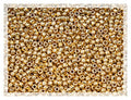 0.18oz Rocailles TOHO Seed Beads 15/0 (1.5 mm), Permanent Finish Galvanized Starlight (#pf557) - color: PermaFinish Starlight PF557 - 15/0