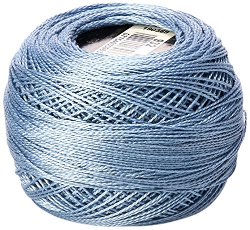 DMC 116 12-932 Pearl Cotton Thread Balls, Light Antique Blue, Size 12