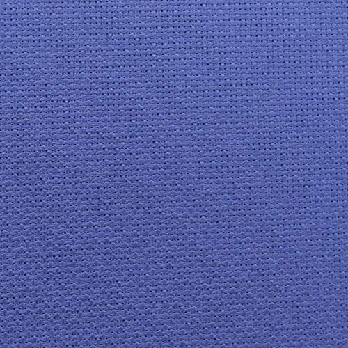 19" x 28" 14CT Counted Cotton Aida Cloth Cross Stitch Fabric (Royal Blue) - color: Royal Blue