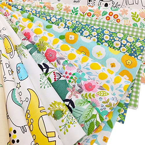 56pcs Cotton 9.8” x 9.8”(25cm x 25cm) Quilting Fabric Bundles, Pre-Cut Squares Sheets for Patchwork Sewing Quilting Crafting, No Repeat Patterns. - color: A-3
