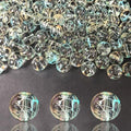 10mm Hand-Drawn Glass Beads Bulk 160pcs Orange Blue Round - color: Orange&Blue 10mm