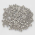 (R) Platinum Smooth Round Metal Beads 4 mm 600 Pcs - color: Platium 600 Pcs 4mm