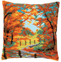 Vervaco Cross Stitch Cushion Kit Autumn Landscape 16" x 16" - color: N\a