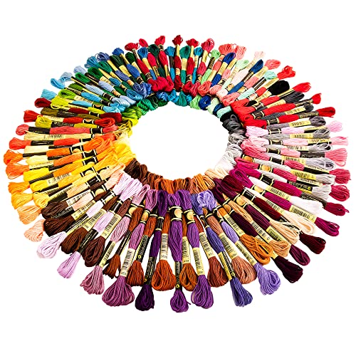 100-Color Embroidery Floss Set for Cross Stitch and Friendship Bracelets - color: 100 Colors