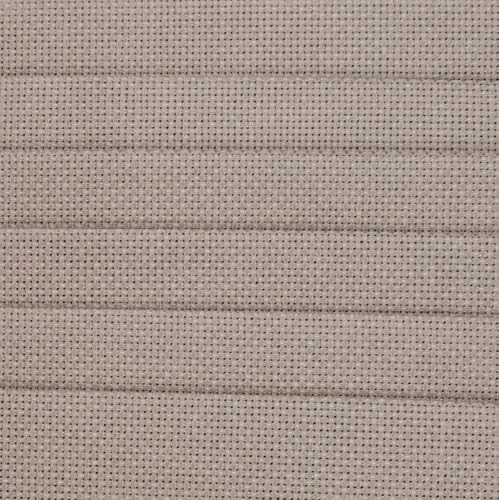 KCS 4/6 pc of 12" x 18" 30cmx45cm 18CT Counted Cotton Aida Cloth Cross Stitch Fabric (Coffee, 6 pc) - color: Coffee, size: 6 pc