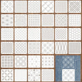 32 Pcs Sashiko Stencil, 5.12 x 5.12 Inch Quilting Stencils, Geometric Pattern Drawing Line Embroidery Template, Embroidery Pattern Stabilizer for Sewing Hand Quilting and Crafting