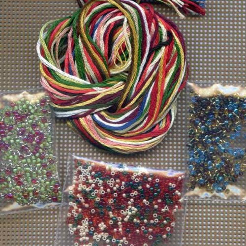 Glad Tidings Santa Beaded Counted Cross Stitch Kit 2013 Mill Hill Jim Shore JS203103
