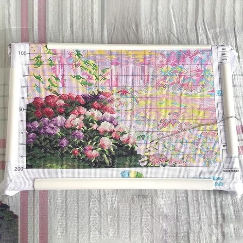 17X11 Inch Square Embroidery Hoop Cross Stitch Frame Large Embroidery Hoop