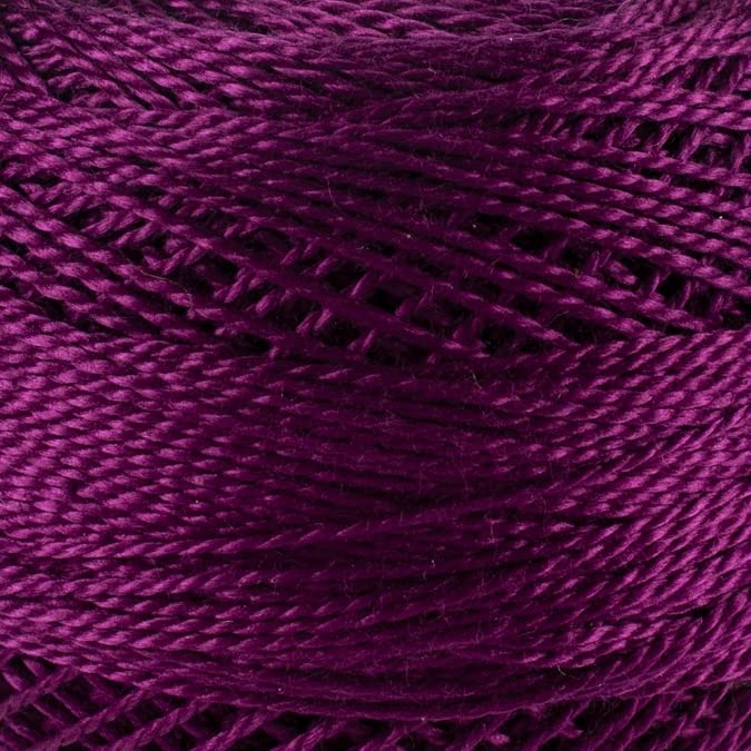 DMC Pearl Cotton Ball Size 8 87yd - Very Dark Fuchsia