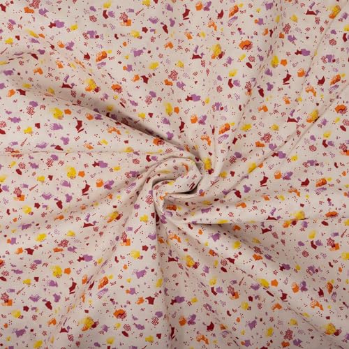 ROC-lon® 100% Cotton, 108" Wide, Preshrunk, Lightweight, Quilt Backing Fabric for Sewing and Craft Scattered Dots, 3 Yard Cut - color: Scattered Dots, size: 3 yard pre cut