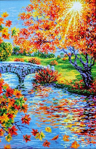 RIOLIS 2031 Sunny Autumn Counted Cross Stitch Kit 15.75 x 23.5 in - style: Sunny Autumn 2031