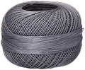 Lizbeth Size 80 HH80607 HH80 Lizbeth Cotton Thread 184 Yds 10G, Charcoal Medium - color: Charcoal Medium