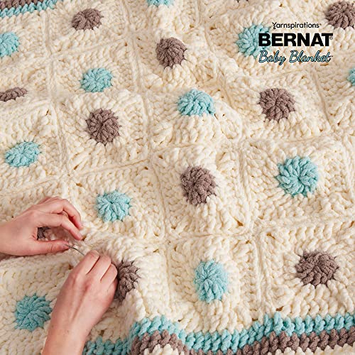 Bernat Baby Blanket Yarn for Crocheting Soft, Sand Castles, 3-Pack - color: Sand Castles, size: 3 Pack, style: Baby Blanket