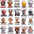 Dazoratix Animals Iron on Transfers - 20 Sheets Cute Cartoon Animal Heat Transfer Design Stickers Funny Ready to Press Sarcastic Angry Decals for T-Shirts Women Clothing DIY Crafts Pillow Decorations - style: Cute Animals-20PCs
