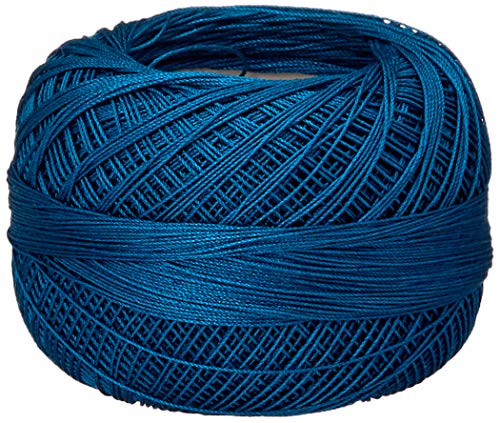 Lizbeth Size 80 HH80656 HH80 Lizbeth Cotton Thread 184 Yds 10G, Wedgewood Dk. - color: Wedgewood Dk.