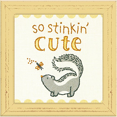 Dimensions 'So Stinkin' Cute' Beginner's Embroidery Kit, 5'' x 5''