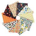 Craftido -25 Options- 100% Cotton Quilting Fabric Bundles 10pcs Fat Quarters 18”x21”-Medium Weight 5.2 oz- Soft Cotton for Quilting, Sewing Project, Patchwork, DIY Crafts – Secret Garden - color: Secret Garden