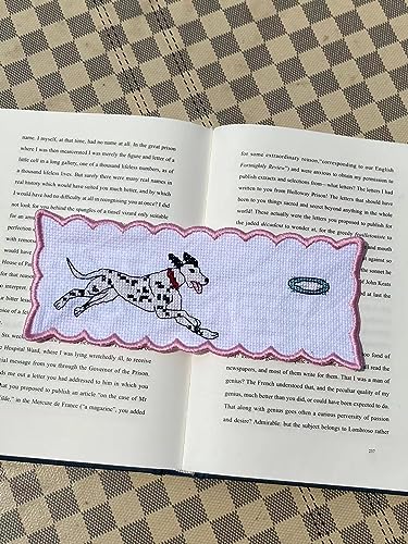 6 pcs Dog Bookmark Cross Stitch Kits,Small Easy, Bookmarks Cross Stitch,14 Count Counted Cross Stitch Kits,Cotton Thread, Cotton Dog Bookmarks Counted Cross Stitch Kits