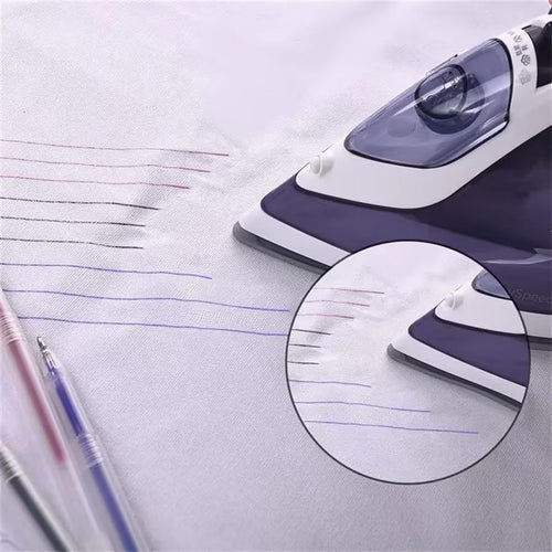 1 Set Multicolor Fabric Marker, Plastic Mark Disappearing Pen Heat Erase Pen Refills, High Temperature Disappearing Marker Pen Sewing Accessories Tools