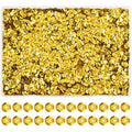 NACHLYNN 16800 Pcs 6MM Bulk Loose Sequins Gold Rainbow Round Cup Sequins Flat Beads Round with Holes for DIY Crafts Sewing Wedding Christmas Jewelry Making Nail Arts Crafts - color: Gold