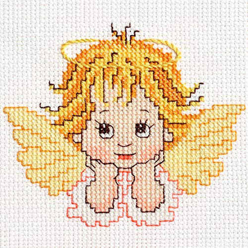Povitrulya Embroidery Kit for Babies with Pattern “Dreaming Angel” - color: Angel