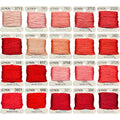 Premium Rainbow Color Embroidery Floss bobbins - Cross Stitch Threads - Friendship Bracelets Floss - Crafts Floss -20 Bobbins Six Strand Embroidery Floss Thread, Medium Melon Gradient - color: 3713-498
