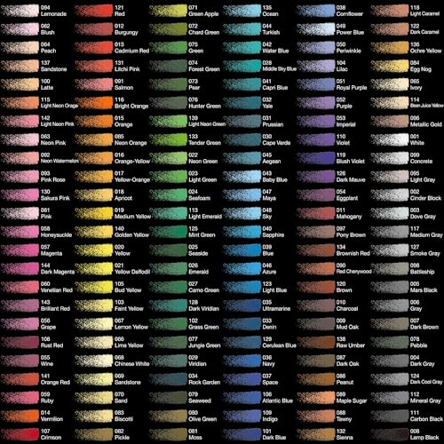 COLOUR BLOCK 144 Colors Soft Pastels Set, Wooden Box, Artist Chalk Pastels - size: 144 Count (Pack of 1)