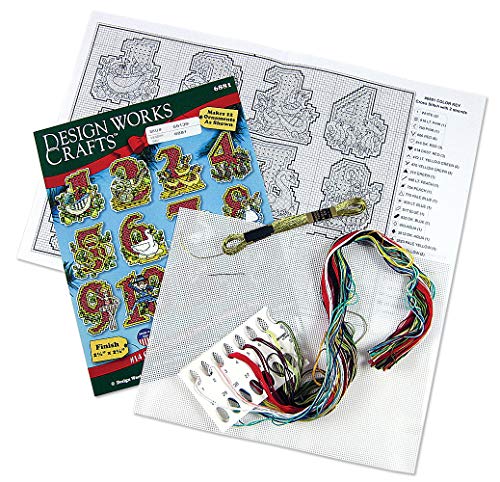 Twelve Days Counted Cross Stitch Ornament Kit - Set of 12
