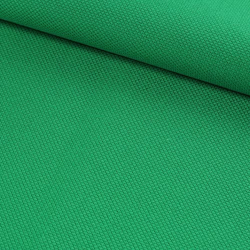 19" x 28" 14CT Counted Cotton Aida Cloth Cross Stitch Fabric (Green) - color: Green