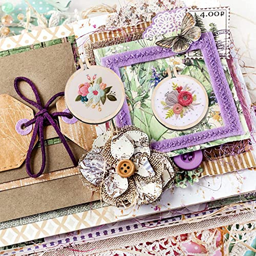 Wood Mini Embroidery Hoop Frame Sewing Ornament Frame Tiny Crossing Stitch Hoop Ring for DIY Embroidery Necklace Pendant Keychain (25Pcs Round 1.57 Inch) - size: 25Pcs Round 1.57 inch