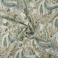 ROC-lon® 100% Cotton, 108" Wide, Preshrunk, Lightweight, Quilt Backing Fabric for Sewing and Craft Paisley Green, 3 Yard Cut - color: Paisley Green, size: 3 yard pre cut