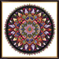 Redxing Stamped Cross Stitch Kits Embroidery kit for Beginners Adults Full Range of Embroidery Patterns Starter Kits DIY Printed Cross Stitch Kits Needlepoint Kits 11CT- Datura Flower 17.7x17.7 inch - color: Style 07