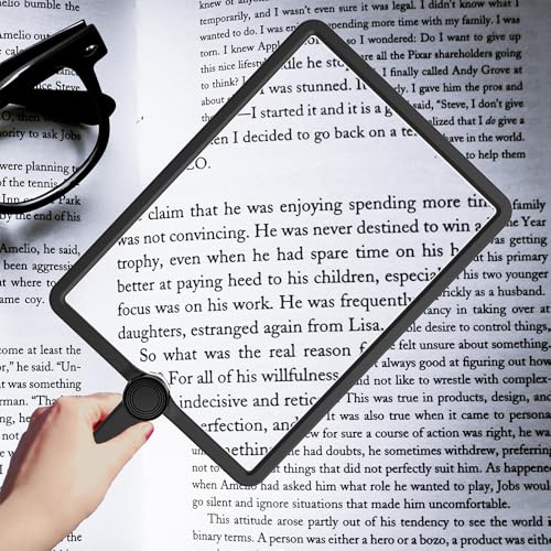 10X Large Rechargeable Magnifying Glass
