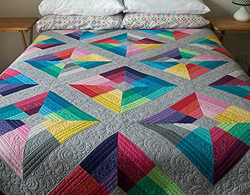 50pcs 10 x 10 inches Cotton Fabric Bundle-Solid - color: Solid, size: 10” x 10”