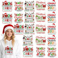 Dazoratix Christmas Iron on Transfers - 20 Sheets Family DTF Ready to Press - style: Family Christmas