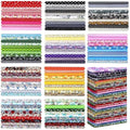 110 Pcs 10x10 Inch Cotton Fabric Squares for Quilting
