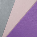 KCS 3 pc of 12" x 18" 14CT Counted Cotton Aida Cloth Cross Stitch Fabric (Light Grey+Pink+Lavender) - color: Light Grey+pink+lavender