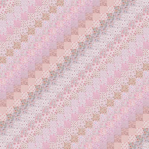 Nodsaw Floral Print Cotton Charm Pack, 5 inch Precuts Quilting Fabric Bundle, 5" Quilt Charm Squares - color: Floral