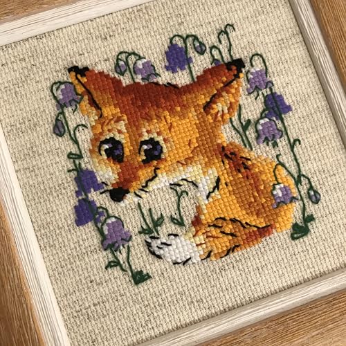 RIOLIS 1776 Little Fox Counted Cross Stitch Kit 5.12 x 5.12 in - style: Little Fox 1776