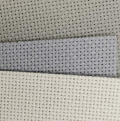 KCS 3 pc of 12" x 18" 14CT Counted Cotton Aida Cloth Cross Stitch Fabric (Pearl Grey+Light Steel Grey+Medium Grey) - color: Pearl Grey+light Steel Grey+medium Grey