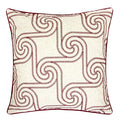 Embroidery Linen Throw Pillow Cover, Merry Christmas Series Holiday Flow Luxury Soft Fuzzy Cozy Warm Slik Gift Square Couch Cushion Pillow Case 20 x 20 Inch, Cover Only - color: U1-holiday Flow