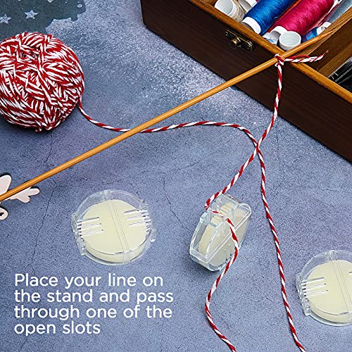Maitys 2 Pcs Thread Wax Beeswax for Hand Sewing,Colorless, Clear Case - color: Colorless, Clear Case